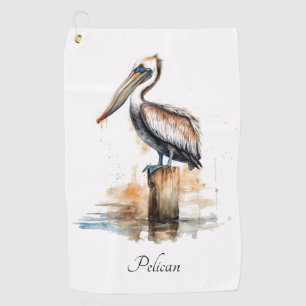 Toalla De Golf Poise of the Pelican