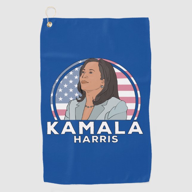 Toalla De Golf Política Kamala Harris (Anverso)