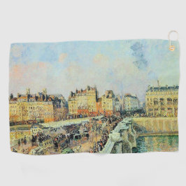 Toalla De Golf Pont Neuf, Tarde, Sunlight Camille Pissarro