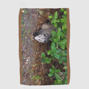 Toalla De Golf Possum En La Riqueza