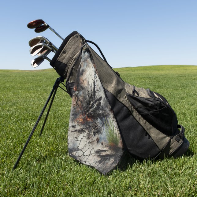Toalla de golf postapocalíptica (Verde)