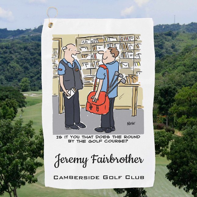 Toalla De Golf Postman Cerca Del Campo De Golf Personalizado (Subido por el creador)