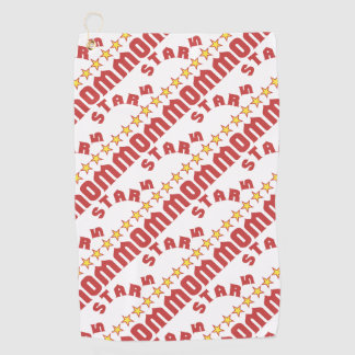 Toalla De Golf Premio al mosaico de cinco estrellas