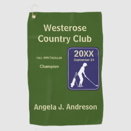 Toalla De Golf Premio al Torneo de Golf 🏌