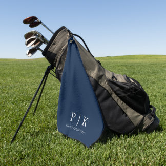 Toalla de Golf Premium con Monograma Moderno