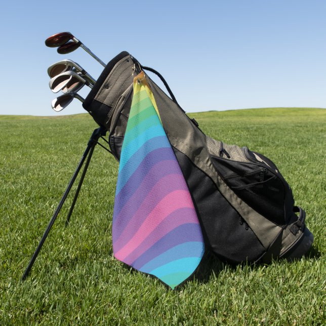 Toalla de golf premium: suave, absorbente y durade (Verde)