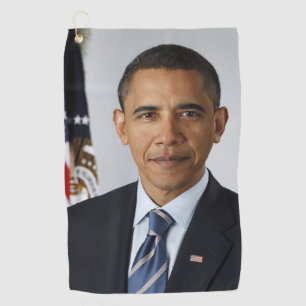 Toalla De Golf Presidente estadounidense Barack Obama en la Casa