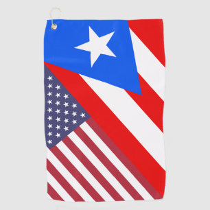 Toalla de golf puertorriqueña/americana, América