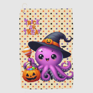 Toalla De Golf Pulpo de Halloween Truco o Tratamiento