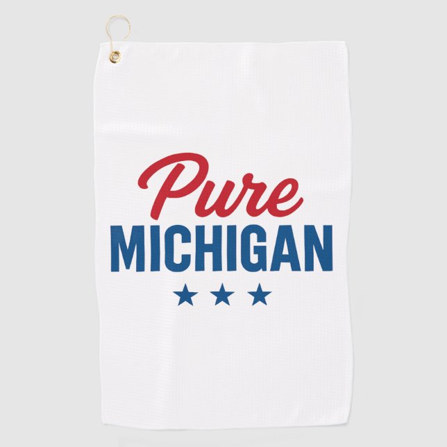 Toalla de golf Pure Michigan (Anverso)