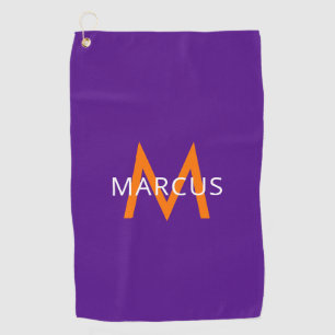 Toalla De Golf Purple Crea Tu Propia Personalización Moderna
