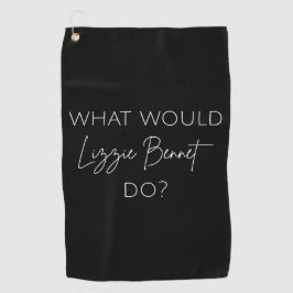 Toalla De Golf ¿Qué Haría Lizzie Bennet?