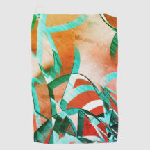 Rasas azules o cian sobre un naranja rústico rojiz