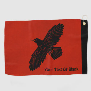 Toalla De Golf Raven en rojo