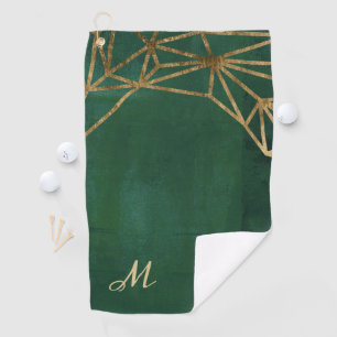 Toalla De Golf Red dorada y selva verde