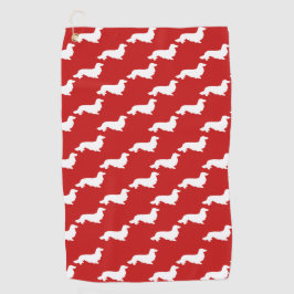 Toalla de golf Red Long Hair Dachshund
