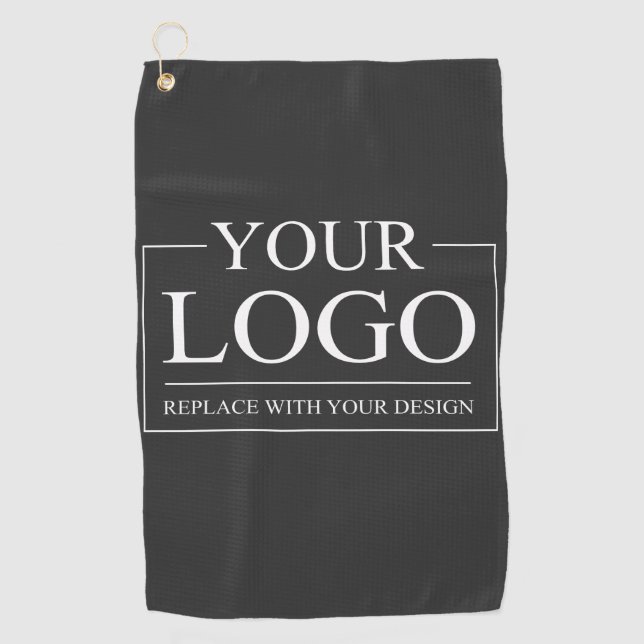 Toalla De Golf Regalo de cumpleaños personalizado Golfer Dad Eleg (Anverso)