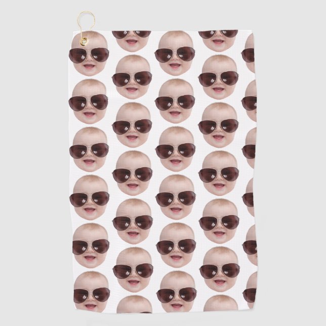 Toalla De Golf Regalo de golf personalizado para el amante de reg (Anverso)