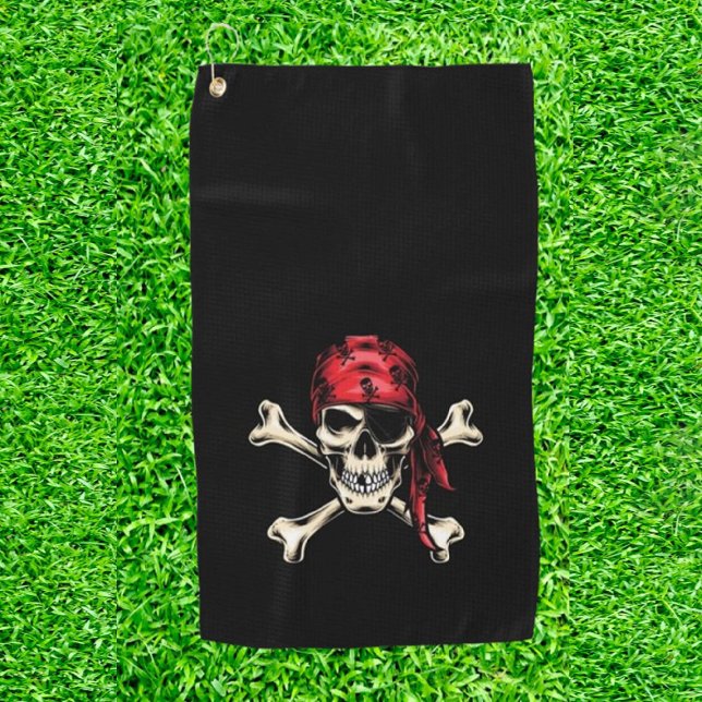 Toalla De Golf Regalo de Pirate Golf (Tee off with treasure!)