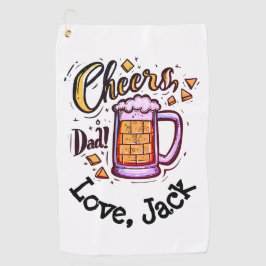 Toalla De Golf Regalo del Día del Padre Personalizado de los Niño