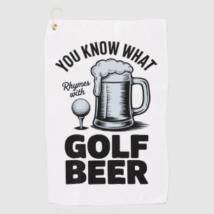 Toalla De Golf Regalo divertido de cerveza de golf para golfistas