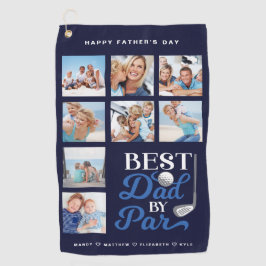 Toalla De Golf Regalo para papá de golf | Mejor Papá Por Collage 