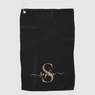 Toalla De Golf Regalo Personalizado con Nombre Escritura Elegante