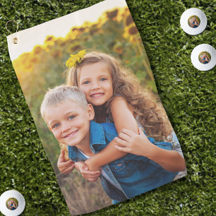 Toalla De Golf Regalo personalizado de golfista con foto