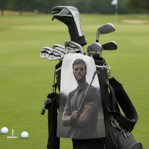 Toalla De Golf Regalo Personalizado Foto Golfista