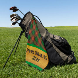 Toalla De Golf Regalos de golf de Tartán Plaid para todos