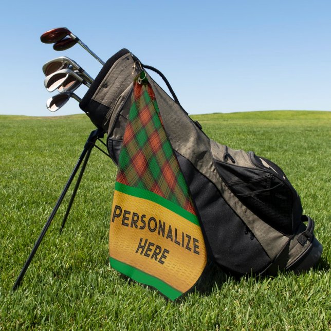 Toalla De Golf Regalos de golf de Tartán Plaid para todos (Subido por el creador)