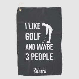 Toalla De Golf Regalos de Golf Divertidos Humor de Golfista Diver