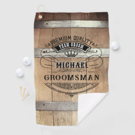 Toalla De Golf Regalos de los Groomsmen