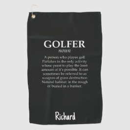 Toalla De Golf Regalos divertidos de Navidad para golfistas perso