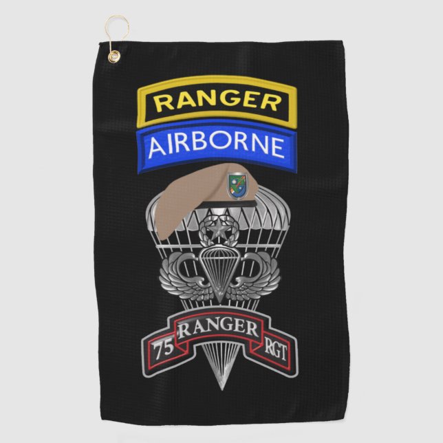 Toalla De Golf Regimiento de Rangers 75  (Anverso)