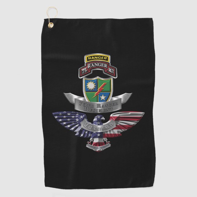 Toalla De Golf Regimiento de Rangers 75  (Anverso)