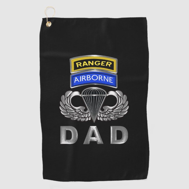 Toalla De Golf Regimiento de Rangers 75 DAD (Anverso)