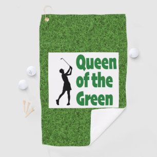 Toalla De Golf Reina del golf verde