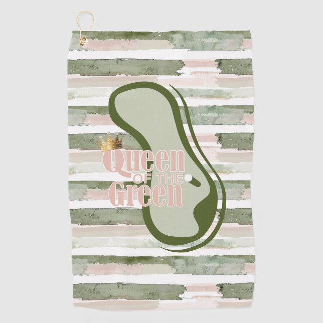 Toalla De Golf Reina del Verde (Anverso)