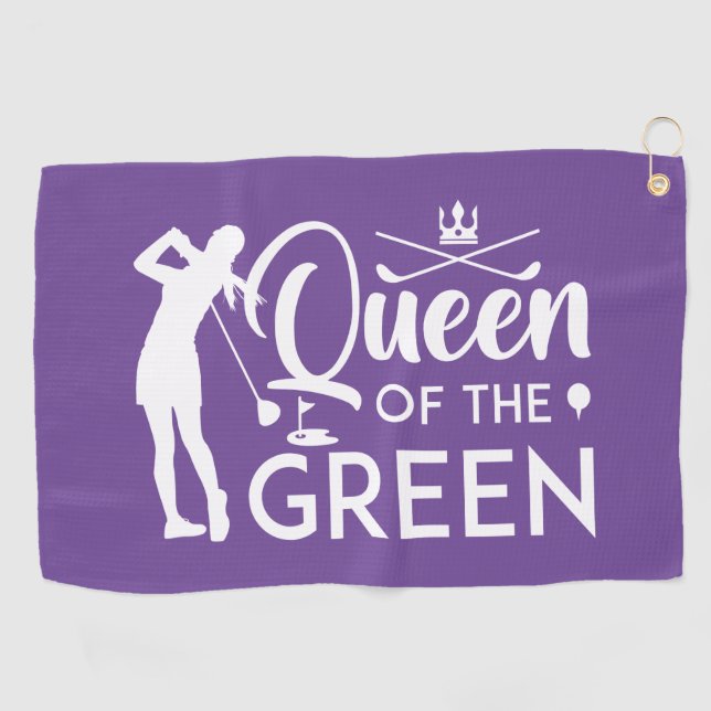 Toalla De Golf Reina Del Verde (Horizontal)