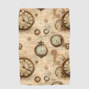 Toalla De Golf Reloj de vapor de grano rugoso (6)