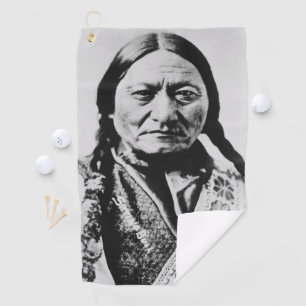 Toalla De Golf Renuncia el Jefe de Lakota: Sentando el Fuerte Bul