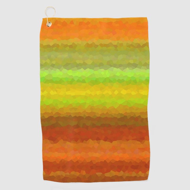 Toalla De Golf Resumen del patrón sin soldadura del mosaico (Anverso)