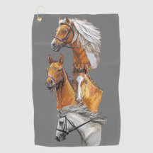 Retrato de caballos de dibujo a mano