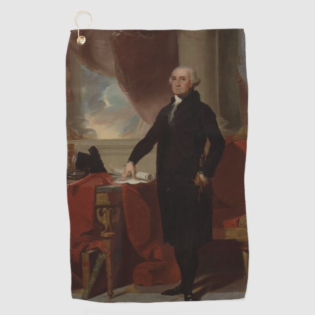 Toalla De Golf Retrato de Lansdowne: Presidente de Estados Unidos (Anverso)
