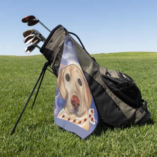 Toalla De Golf Retriever de Labrador    (Verde)
