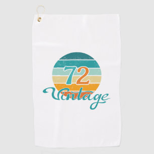 Toalla De Golf Retro Sunset 72 Vintage Distressed