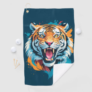 Toalla De Golf Roaring Tiger Face