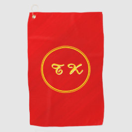 Toalla De Golf Rojo de estilo personalizado