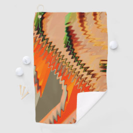 Toalla De Golf Romper color con efecto zigzag o ondulación